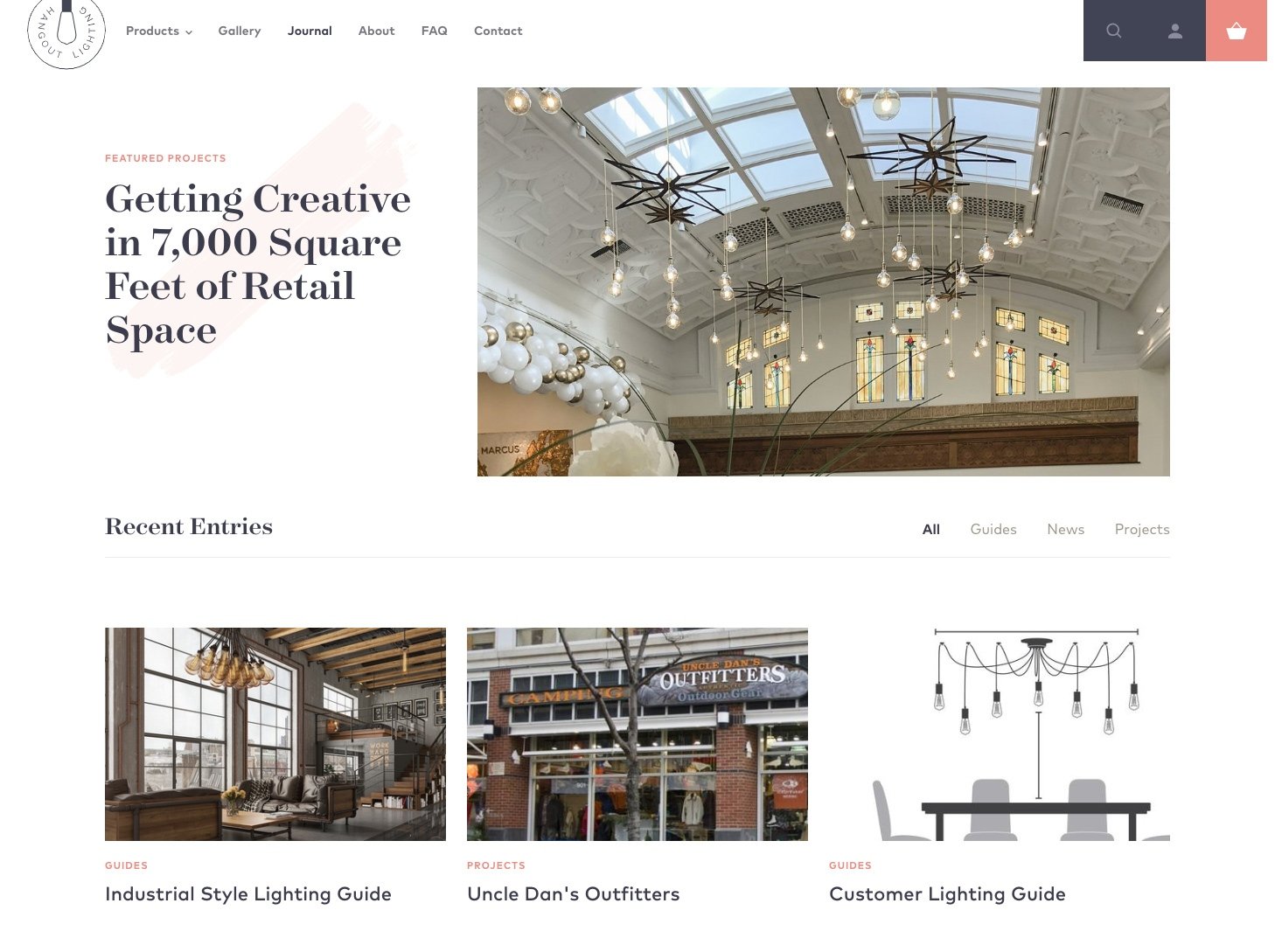 Hangout Blog Landing